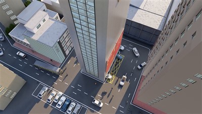 Bezpečnostná architektúra vo vertikálnych zdvíhacích parkovacích systémoch